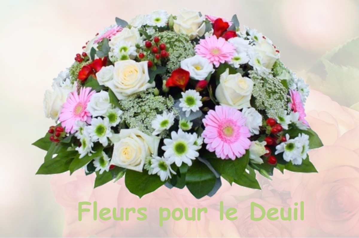 fleurs deuil AUXON-DESSUS